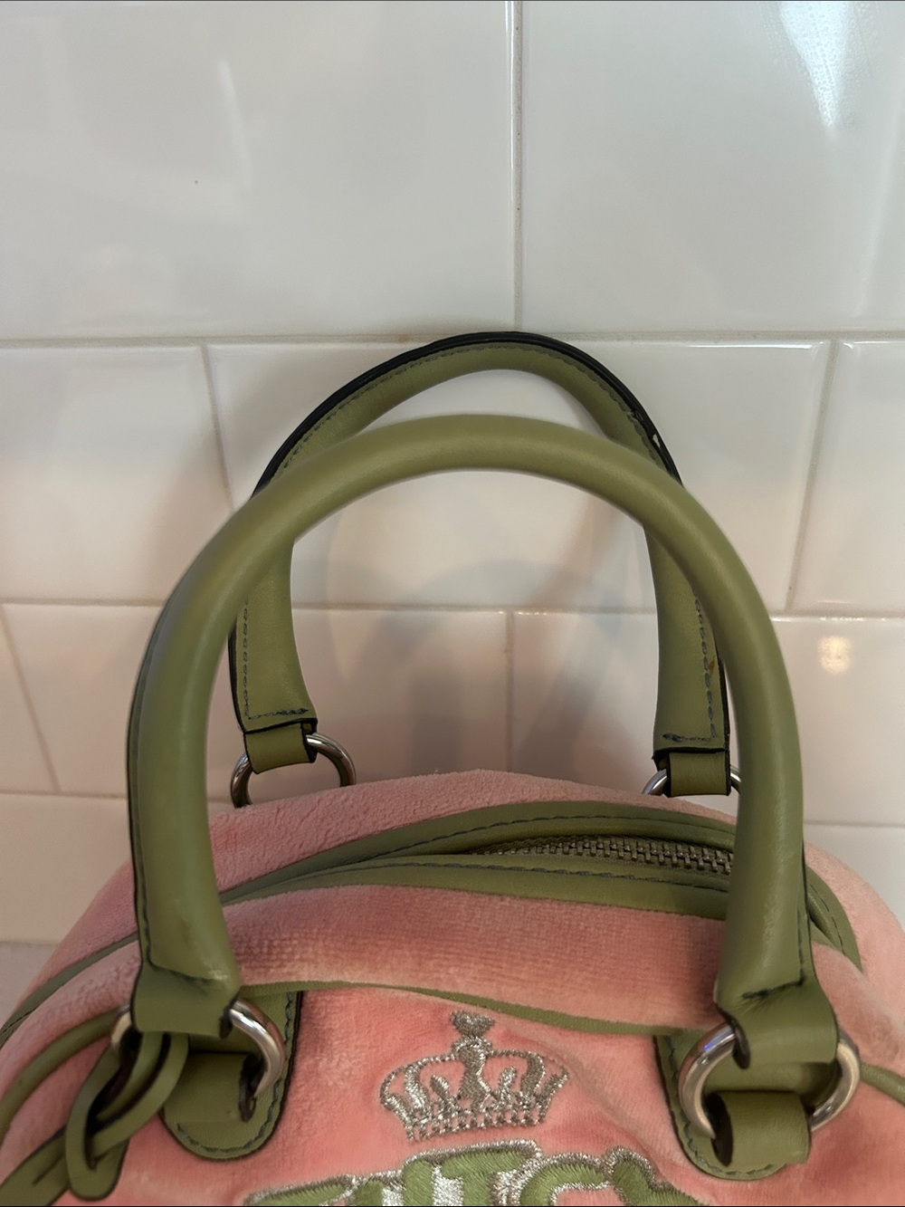 RARE Y2K Juicy Couture "Juicy American Princess" Bowler bag - Picture 5 of 15